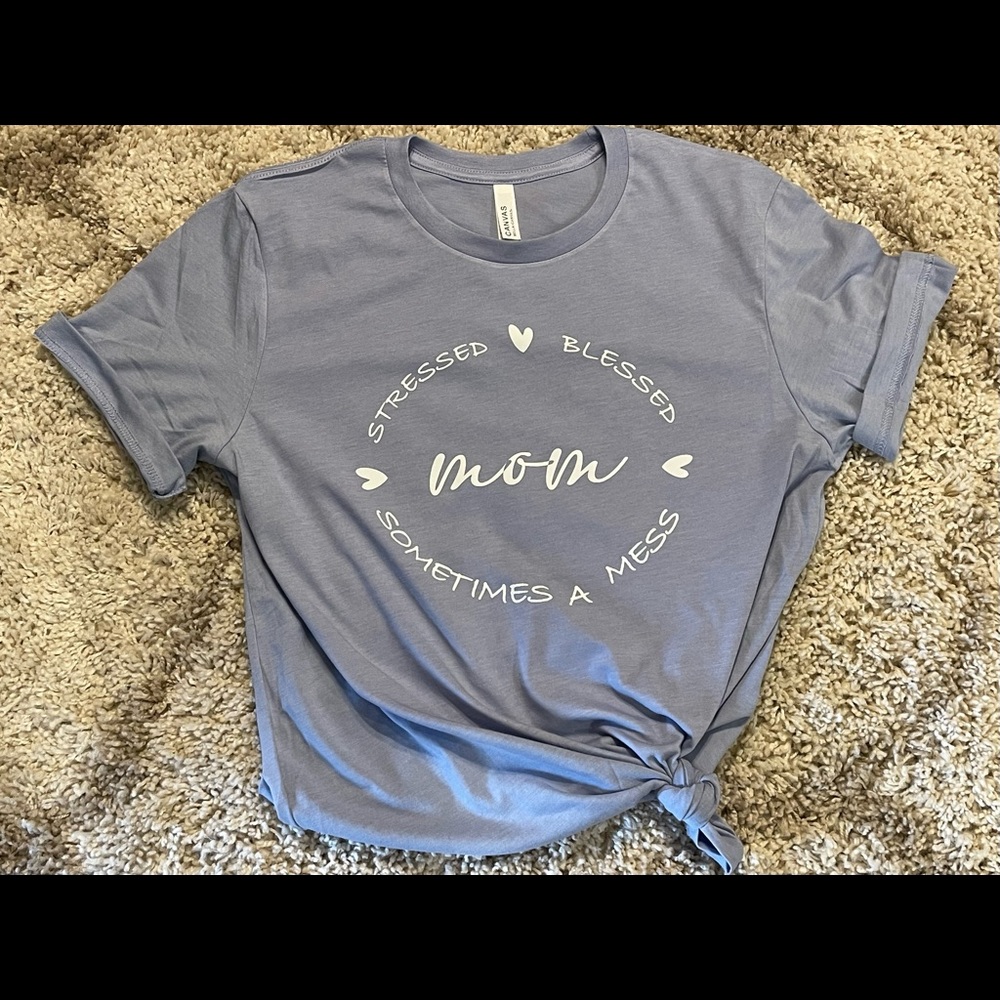 Bella canvas mom t-shirt